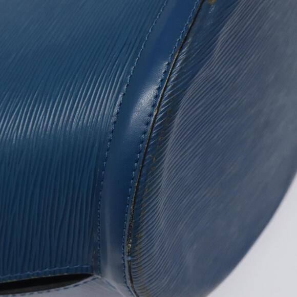 LOUIS VUITTON Epi Saint Jacques Shopping Shoulder Bag Blue M52275 - Picture 14 of 16